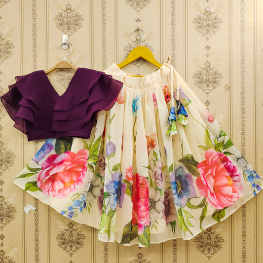 Vibrant Festive Kids Lehengas