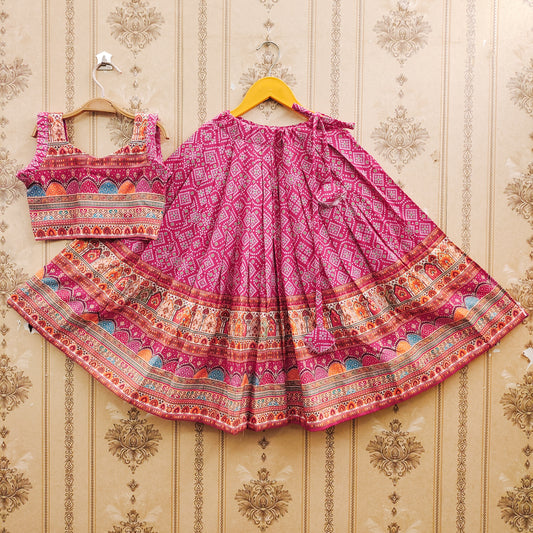 Soft Fabric Kids Lehenga Choli