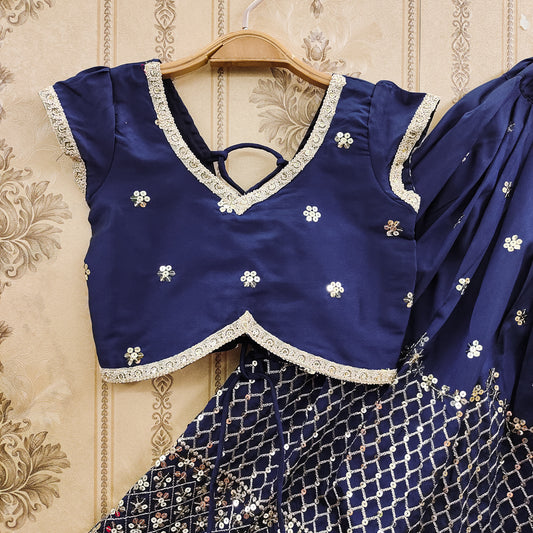 Sequence Work Kids Lehenga Choli