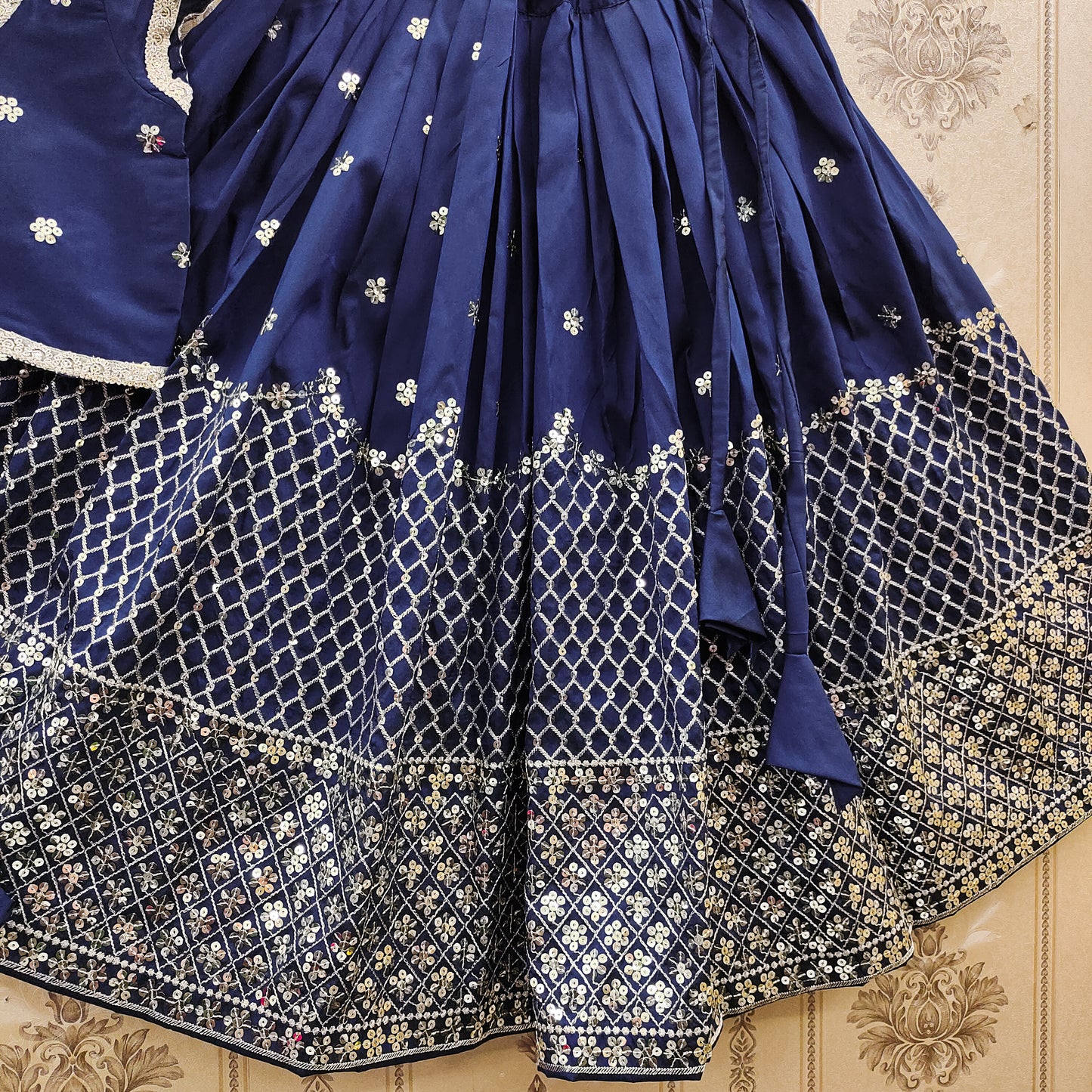 Sequence Work Kids Lehenga Choli
