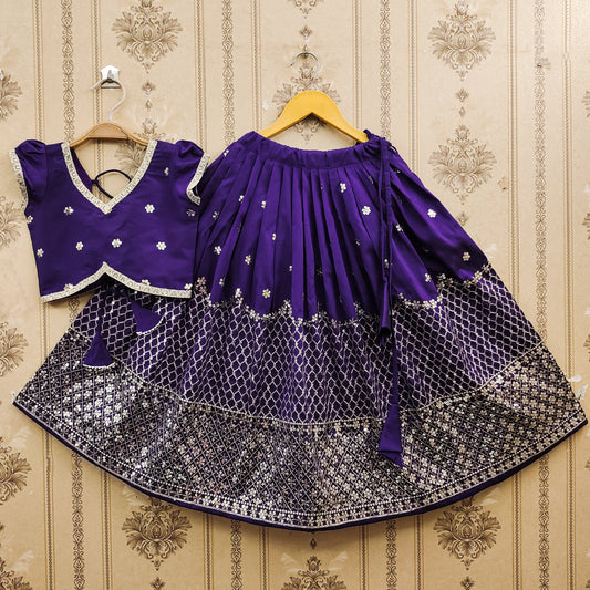 Sequence Work Kids Lehenga Choli
