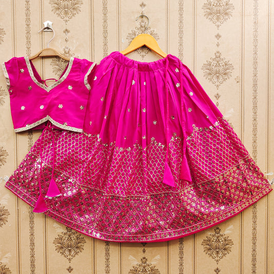 Sequence Work Kids Lehenga Choli