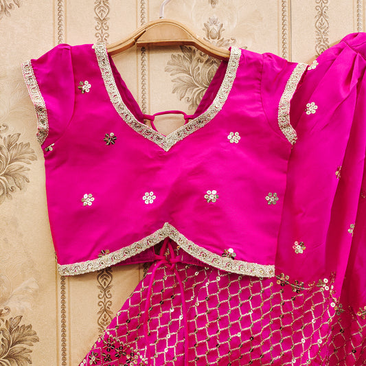 Sequence Work Kids Lehenga Choli