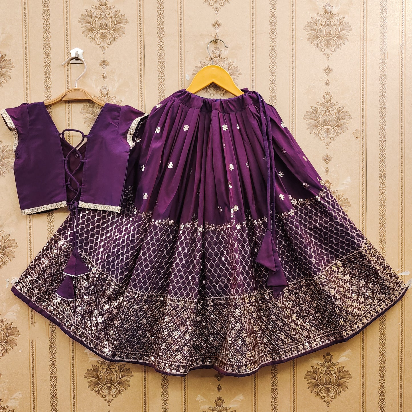 Sequence Work Kids Lehenga Choli