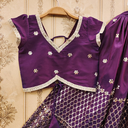 Sequence Work Kids Lehenga Choli