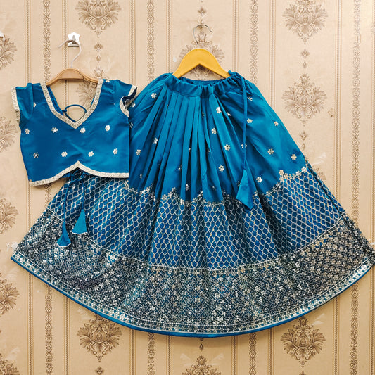 Sequence Work Kids Lehenga Choli