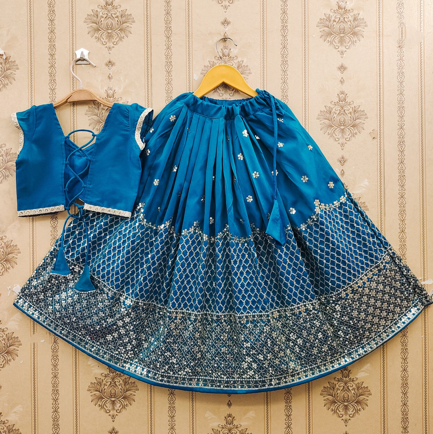 Sequence Work Kids Lehenga Choli