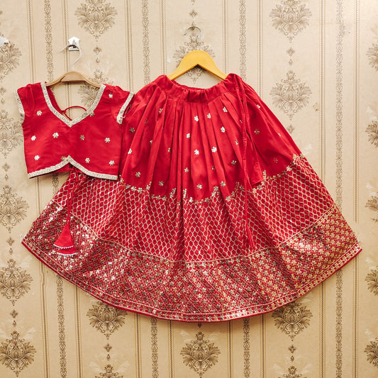 Sequence Work Kids Lehenga Choli
