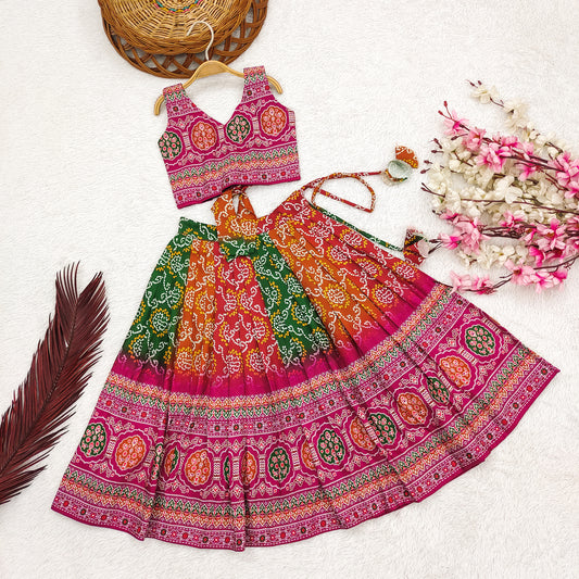 Royal Look Outfit Kids Lehenga Choli