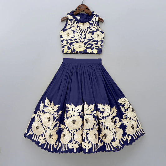 Pastel Color Kids Lehenga Choli