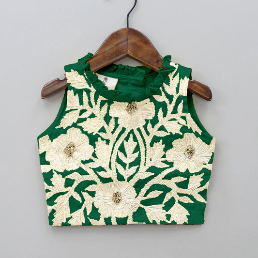 Pastel Color Kids Lehenga Choli