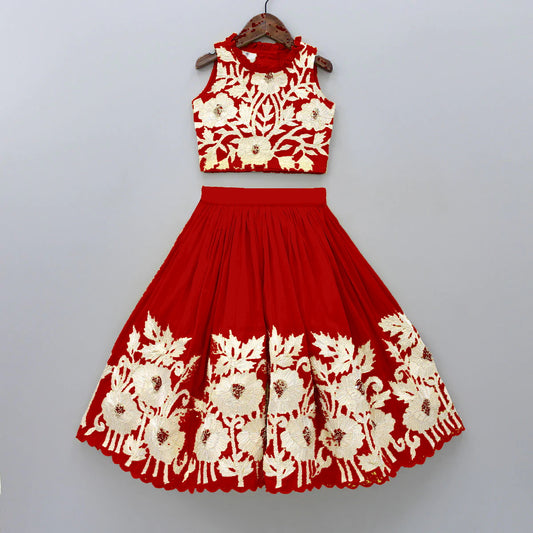 Pastel Color Kids Lehenga Choli