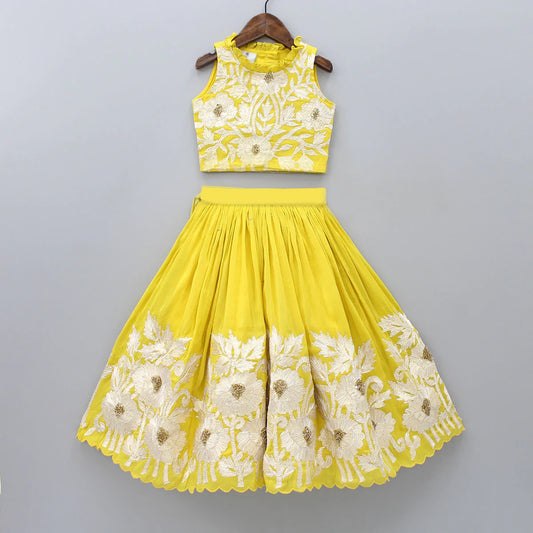 Pastel Color Kids Lehenga Choli