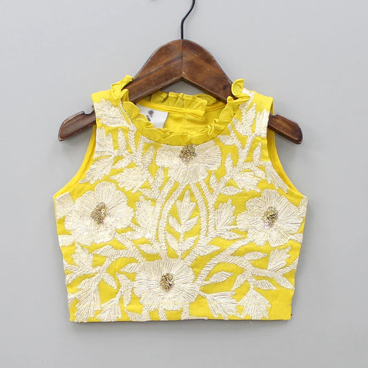 Pastel Color Kids Lehenga Choli