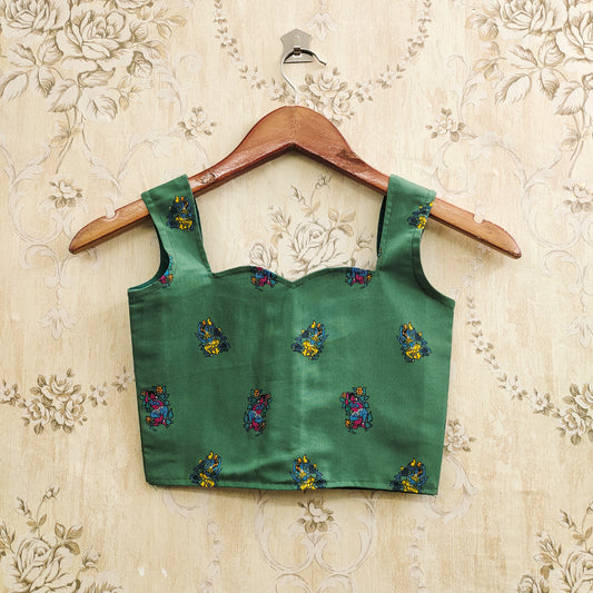 Traditional Kalamkari Kids Lehenga Outfit