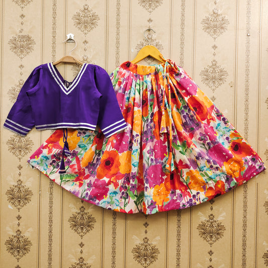 Graceful ultural Attire Kids Lehenga Choli