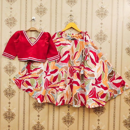 Graceful ultural Attire Kids Lehenga Choli