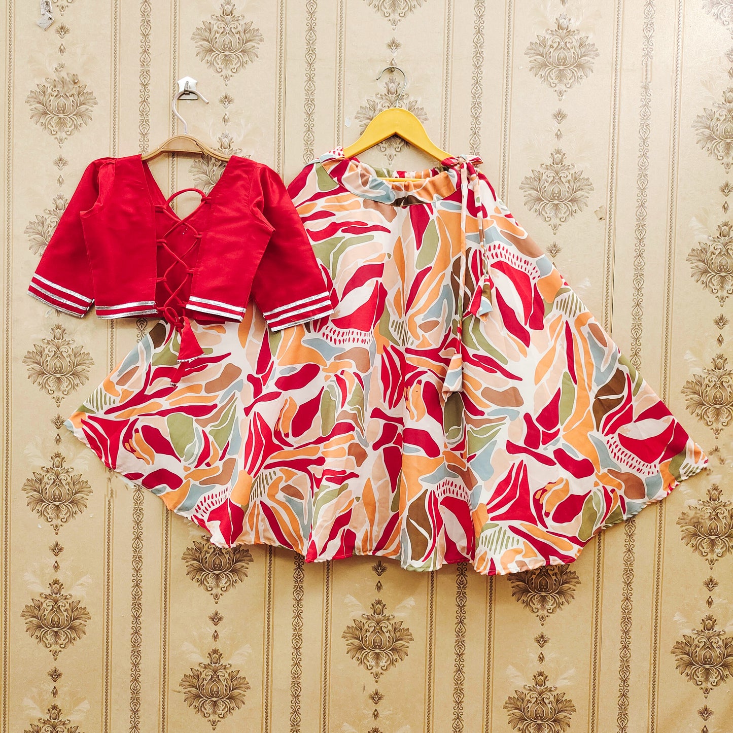 Graceful ultural Attire Kids Lehenga Choli