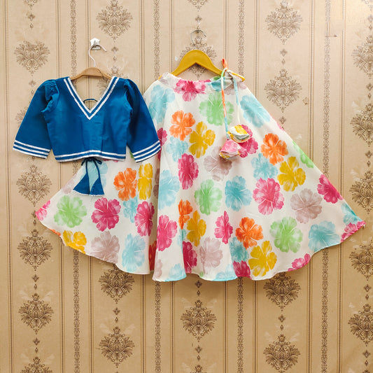 Graceful ultural Attire Kids Lehenga Choli