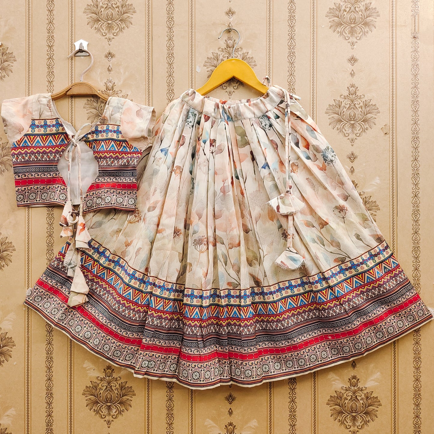 Fancy Ethnic Look Kids Lehenga Choli
