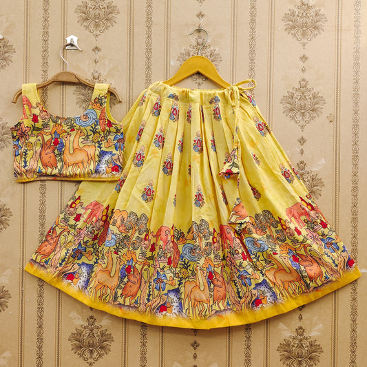 Fancy Ethnic Look Kids Lehenga Choli