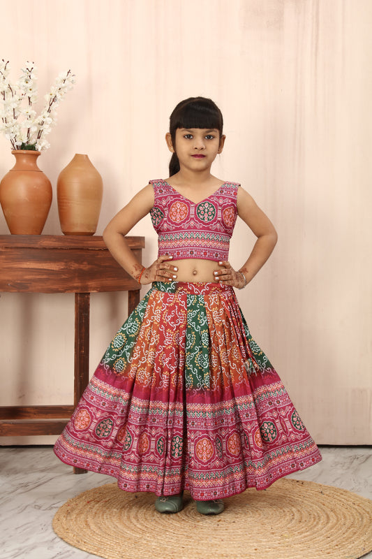 Royal Look Outfit Kids Lehenga Choli