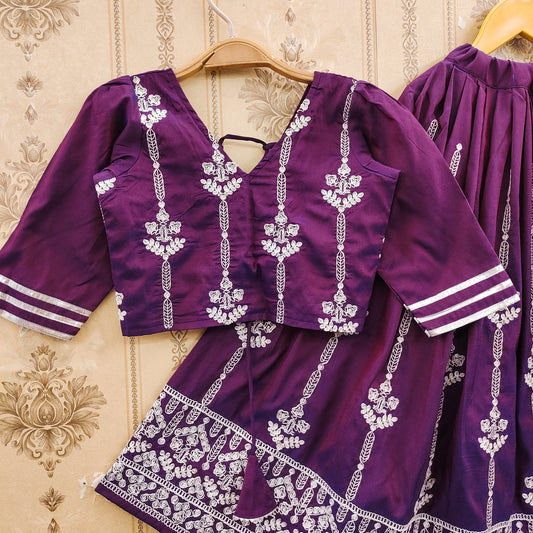 Playful Party Look Kids Lehenga