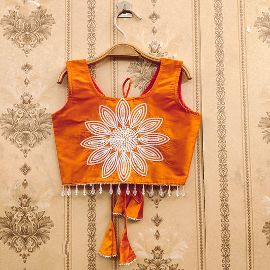 Bright Festive Kids Choli Set
