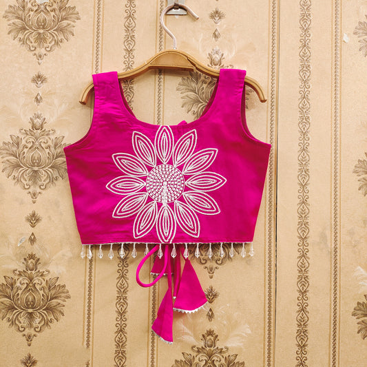 Bright Festive Kids Choli Set