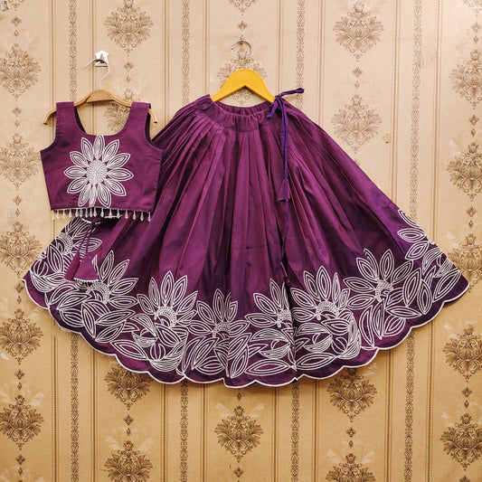 Bright Festive Kids Choli Set