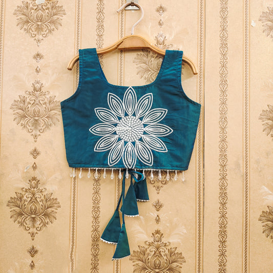 Bright Festive Kids Choli Set