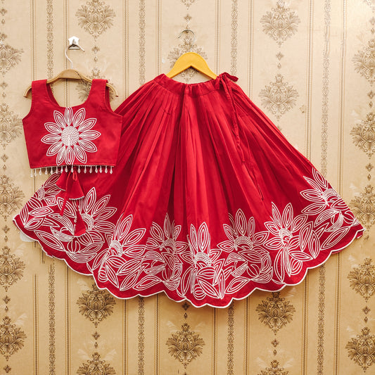 Bright Festive Kids Choli Set