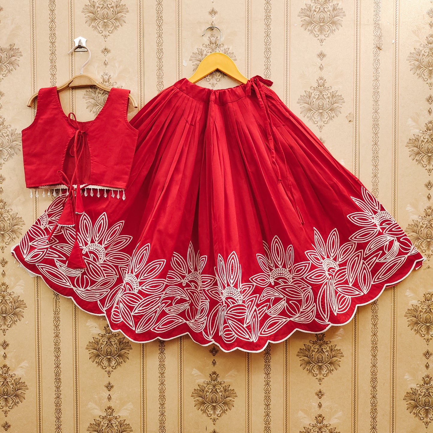 Bright Festive Kids Choli Set