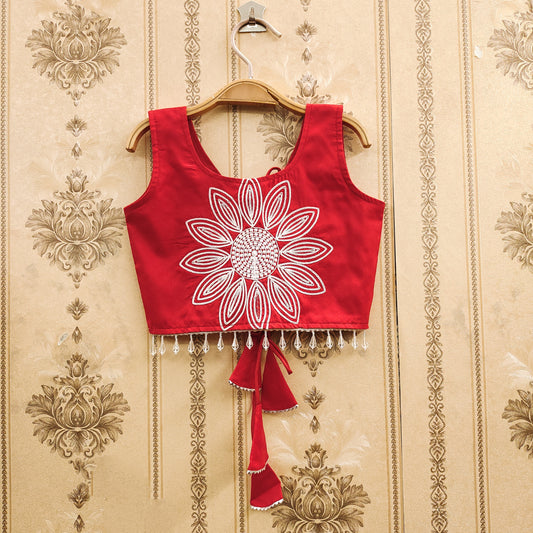 Bright Festive Kids Choli Set