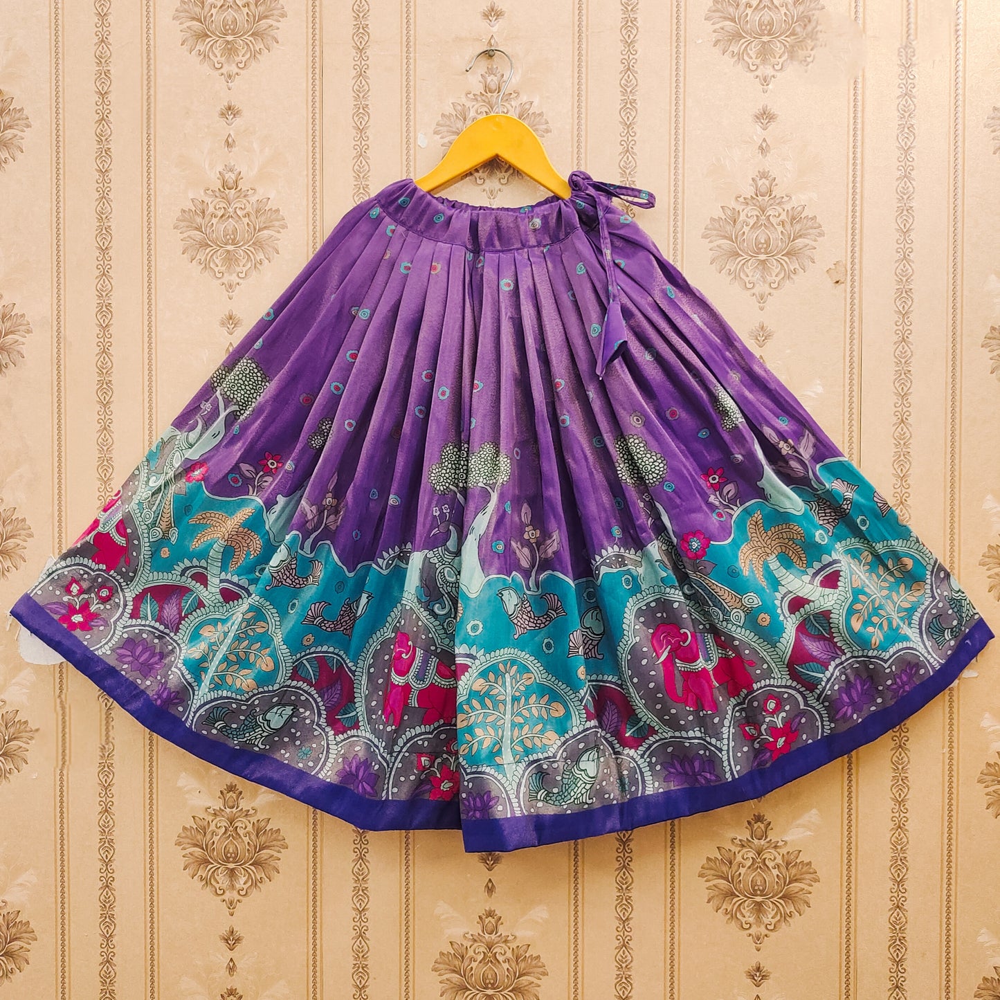 Trendy Kalamkari Kids Choli Set
