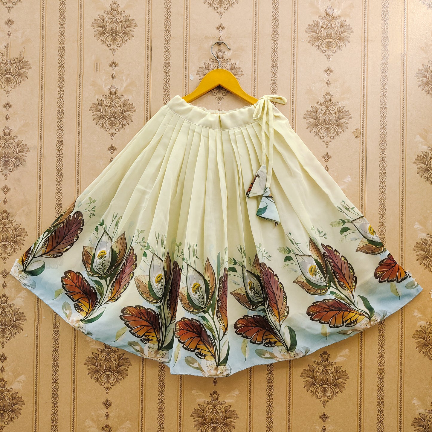 Floral Kids Lehenga Choli Pattern
