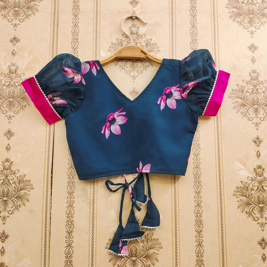 Floral Kids Lehenga Choli Pattern