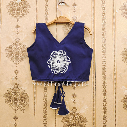 Embroidered Kids Choli Set