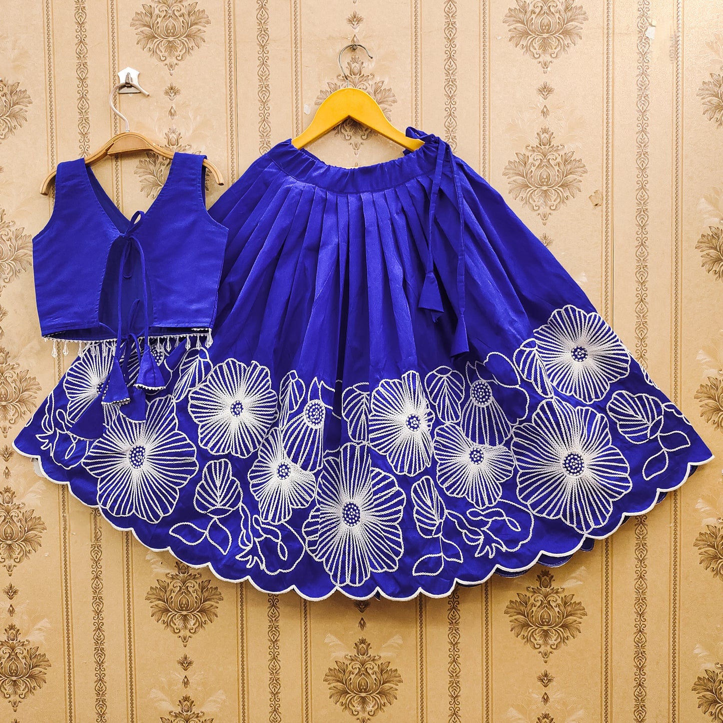 Embroidered Kids Choli Set