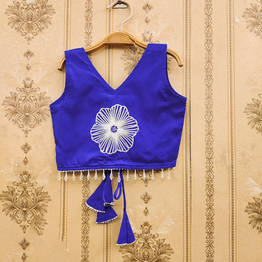 Embroidered Kids Choli Set