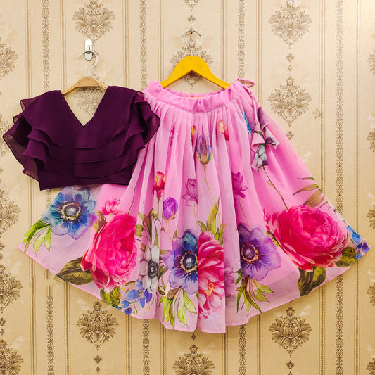 Vibrant Festive Kids Lehengas