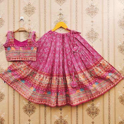 Soft Fabric Kids Lehenga Choli