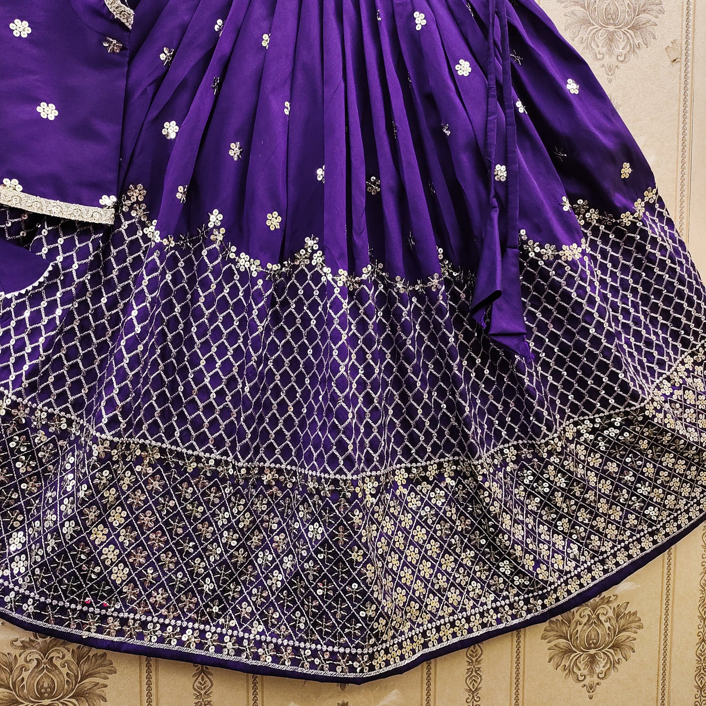 Sequence Work Kids Lehenga Choli