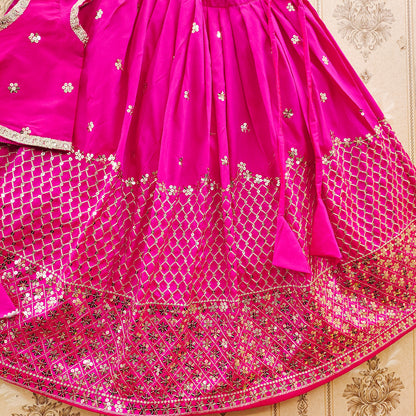 Sequence Work Kids Lehenga Choli