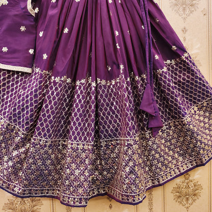Sequence Work Kids Lehenga Choli