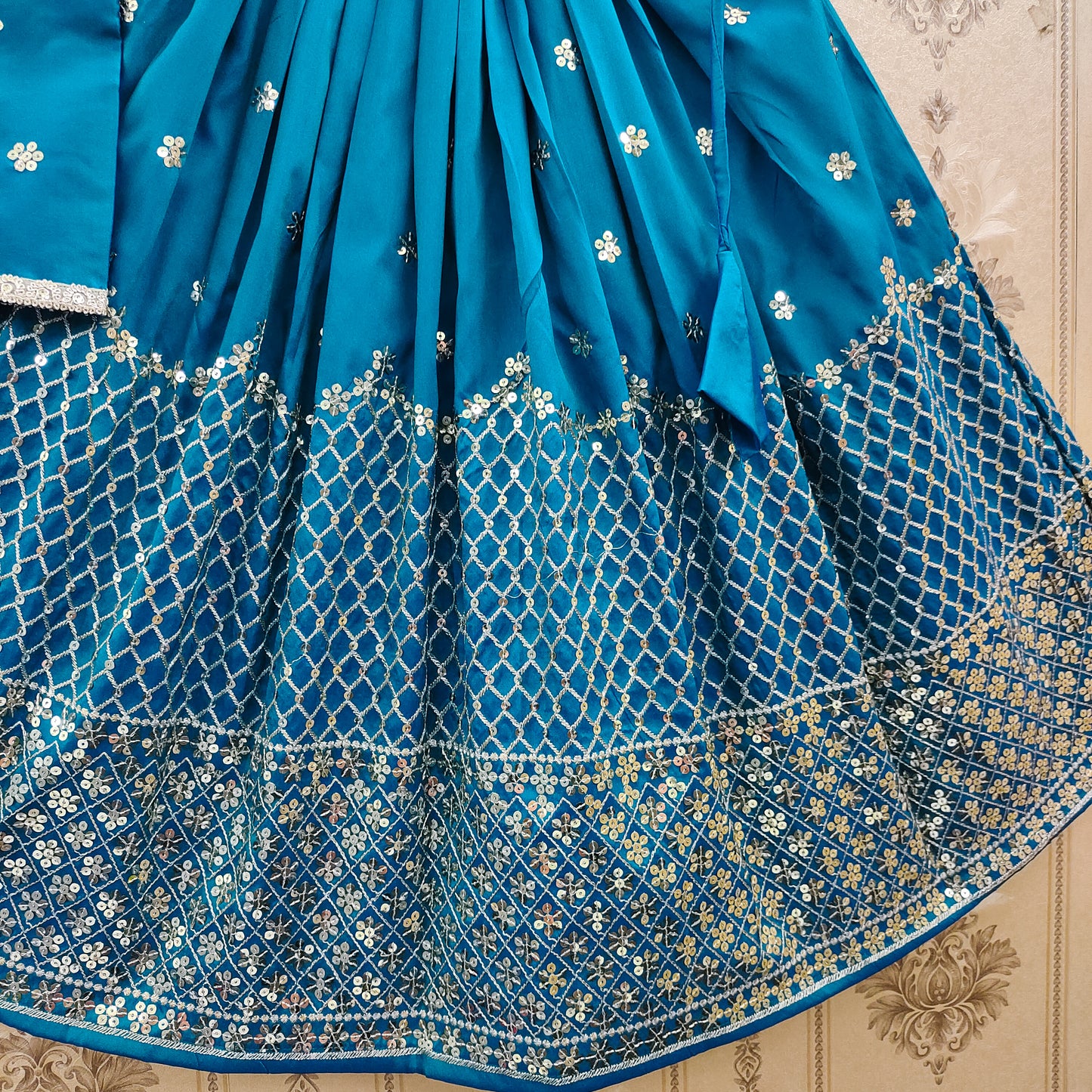 Sequence Work Kids Lehenga Choli