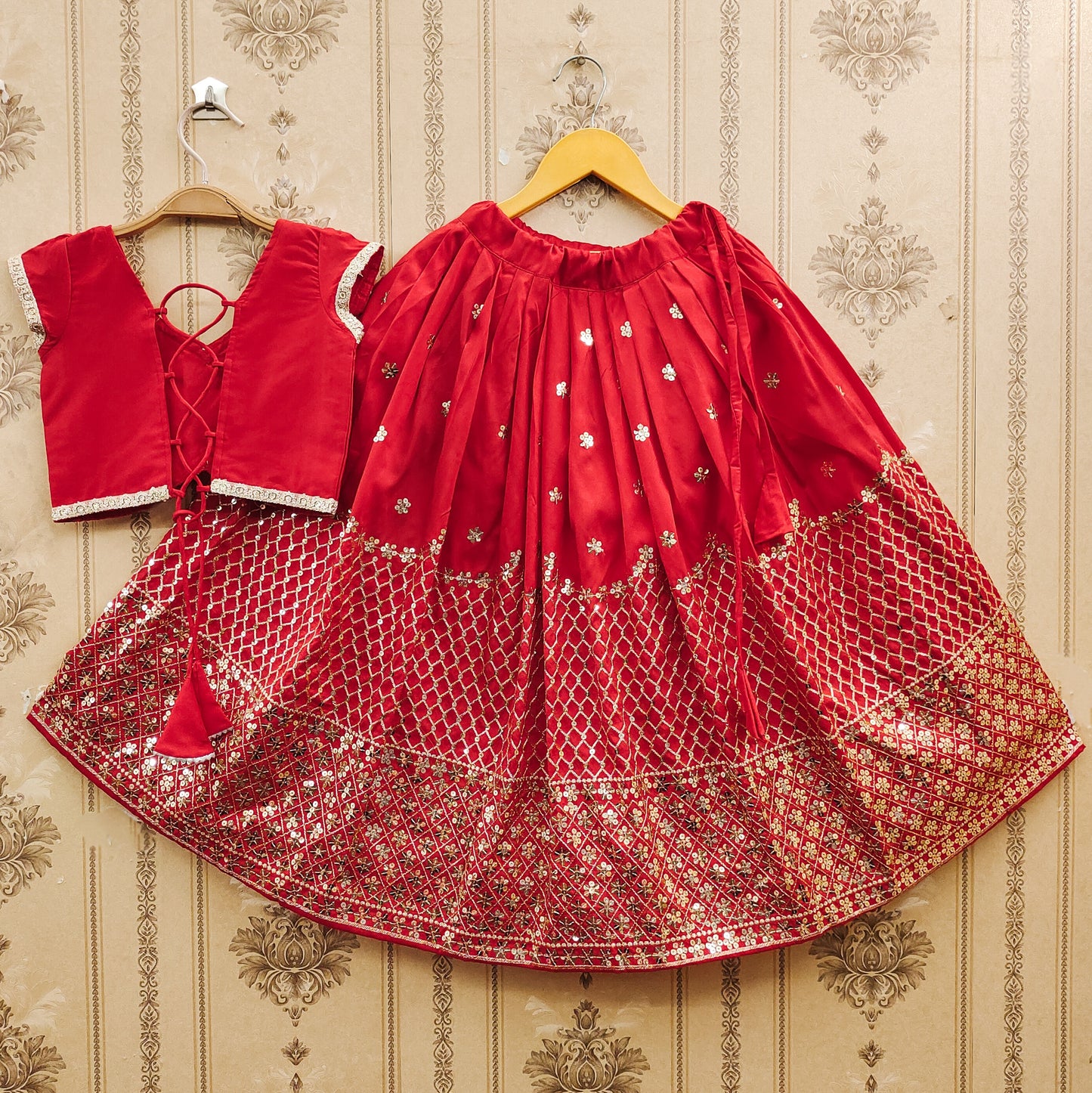 Sequence Work Kids Lehenga Choli