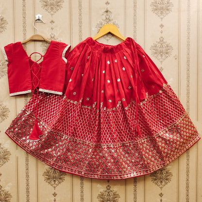 Sequence Work Kids Lehenga Choli