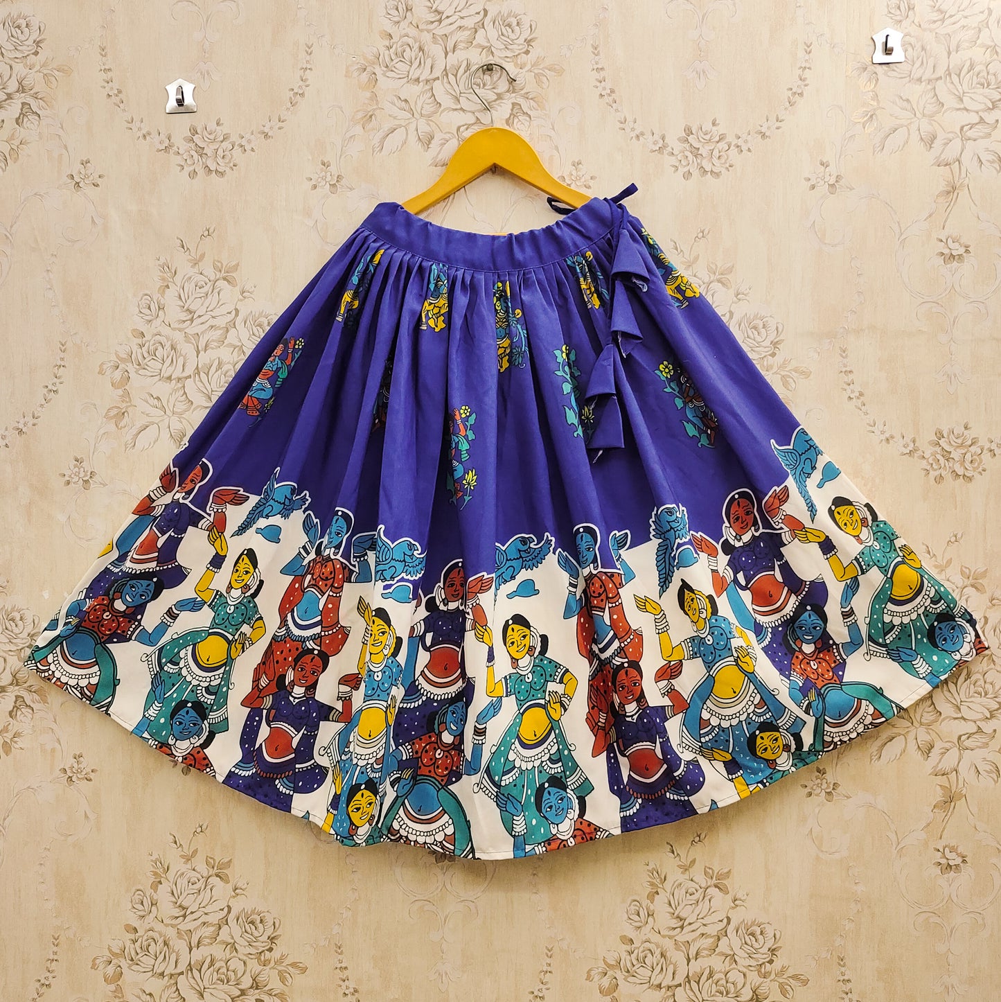 Traditional Kalamkari Kids Lehenga Outfit