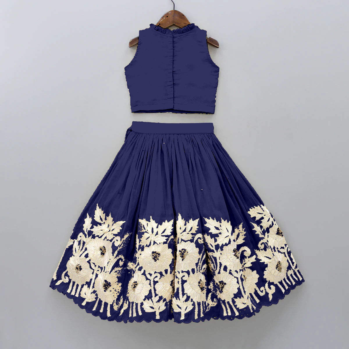 Pastel Color Kids Lehenga Choli